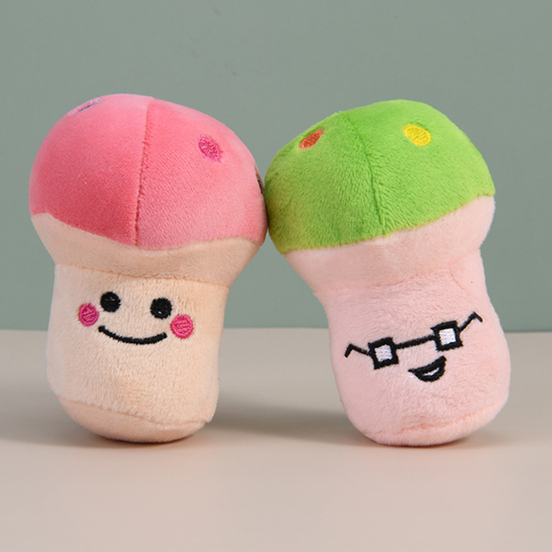 Haustier-Kauspielzeug in Pilzform