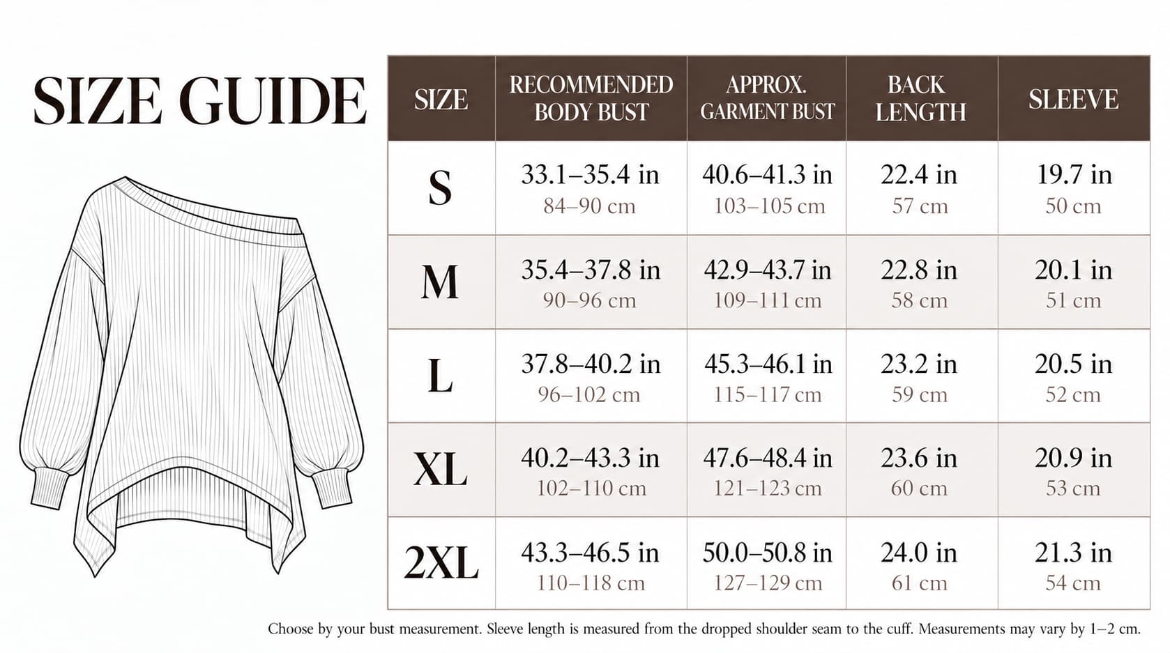 Everyday Ease Asymmetrical Ribbed Off-Shoulder Top