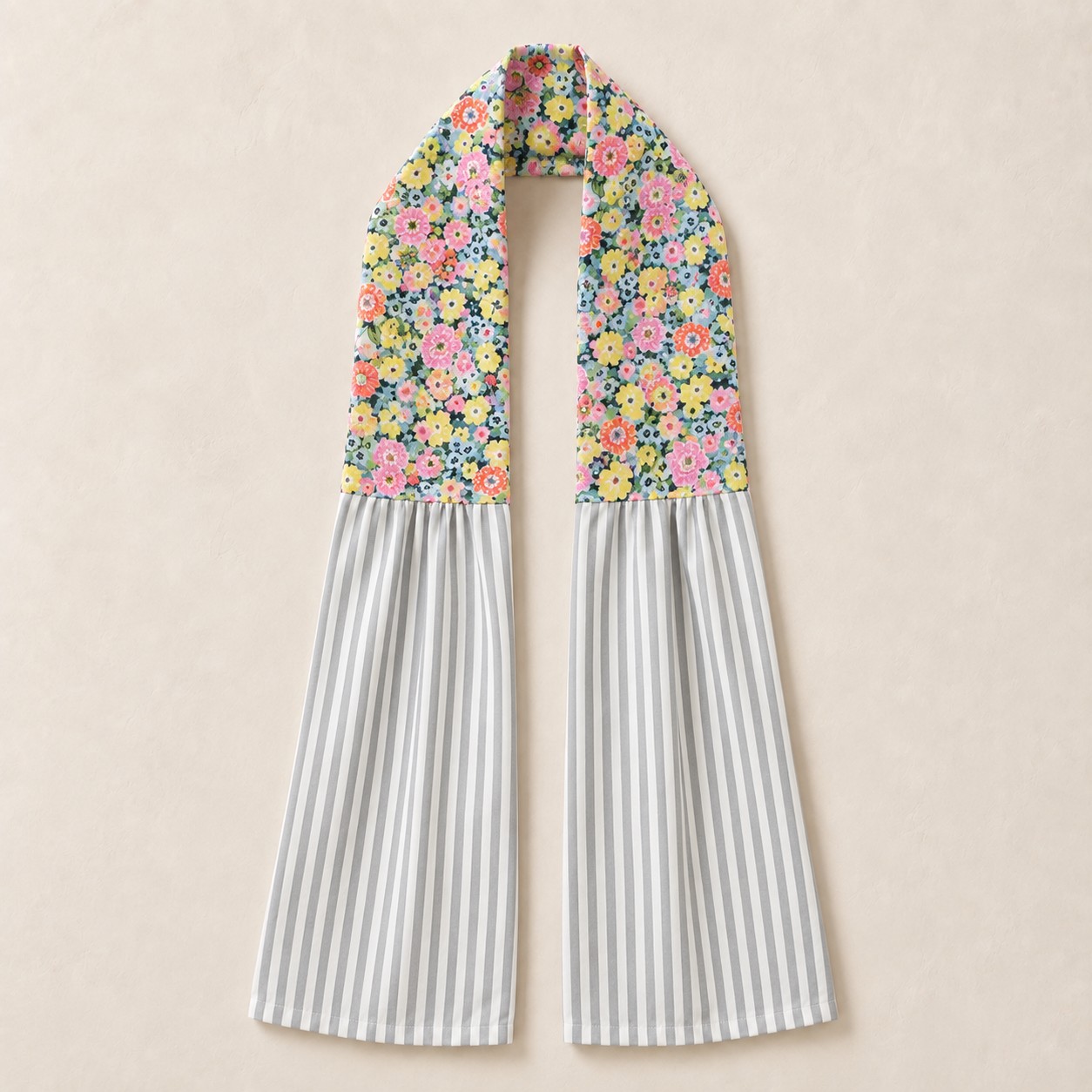 Vibrant Ditsy Stripe Kitchen Ease Towel Scarf
