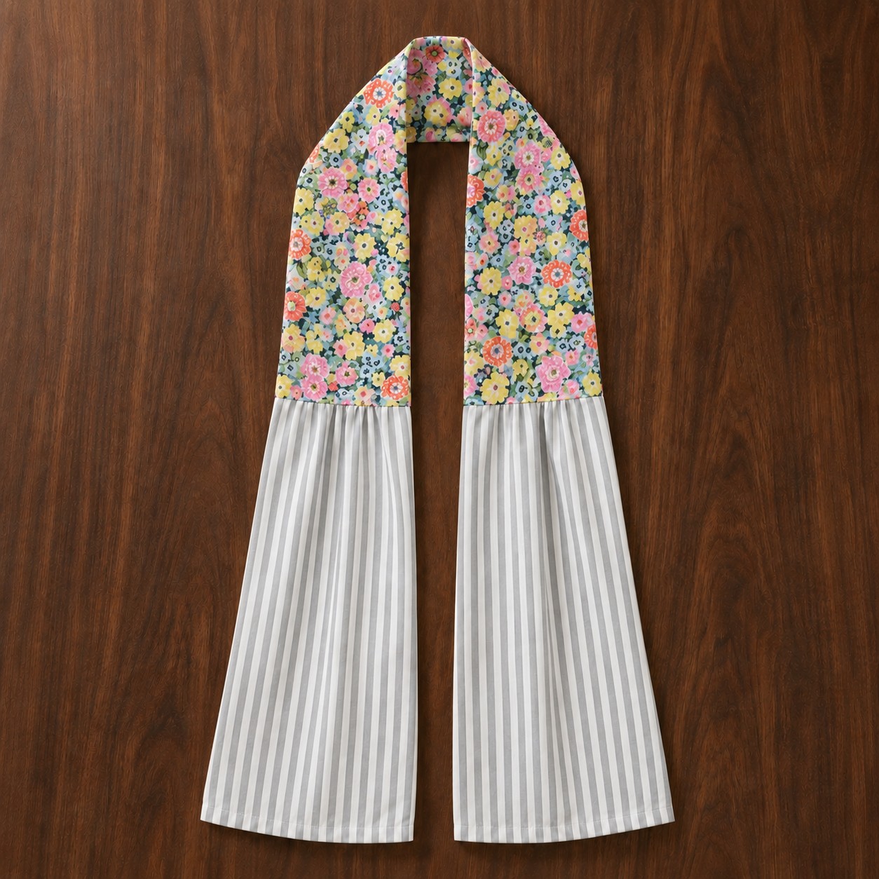 Vibrant Ditsy Stripe Kitchen Ease Towel Scarf