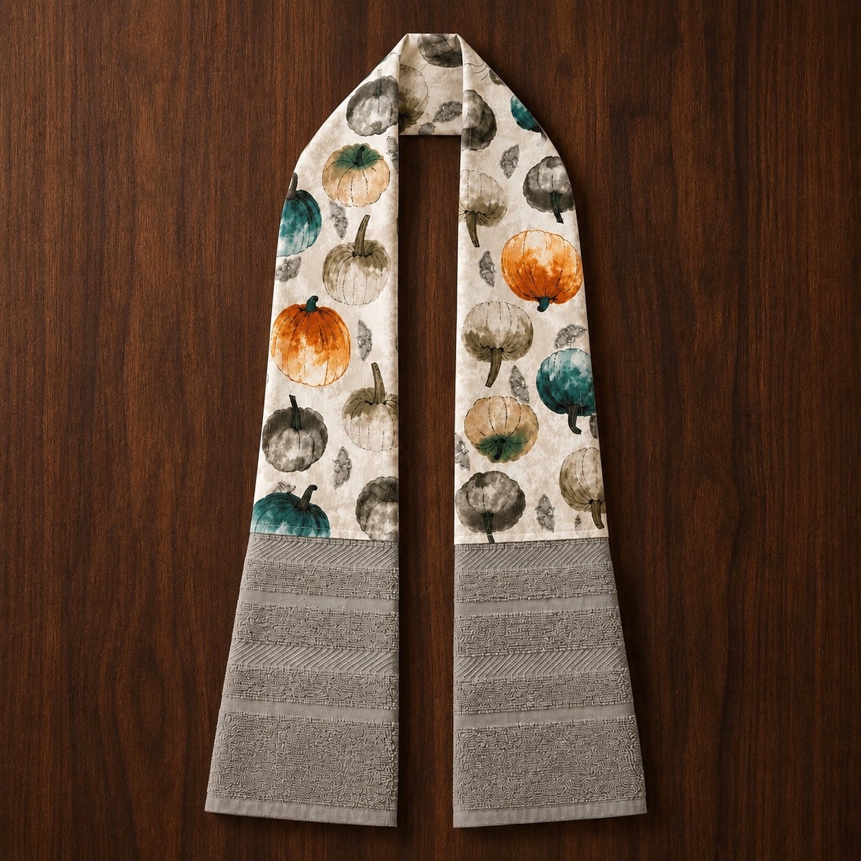 [Copy]Midnight Rose Garden Kitchen Ease Towel Scarf