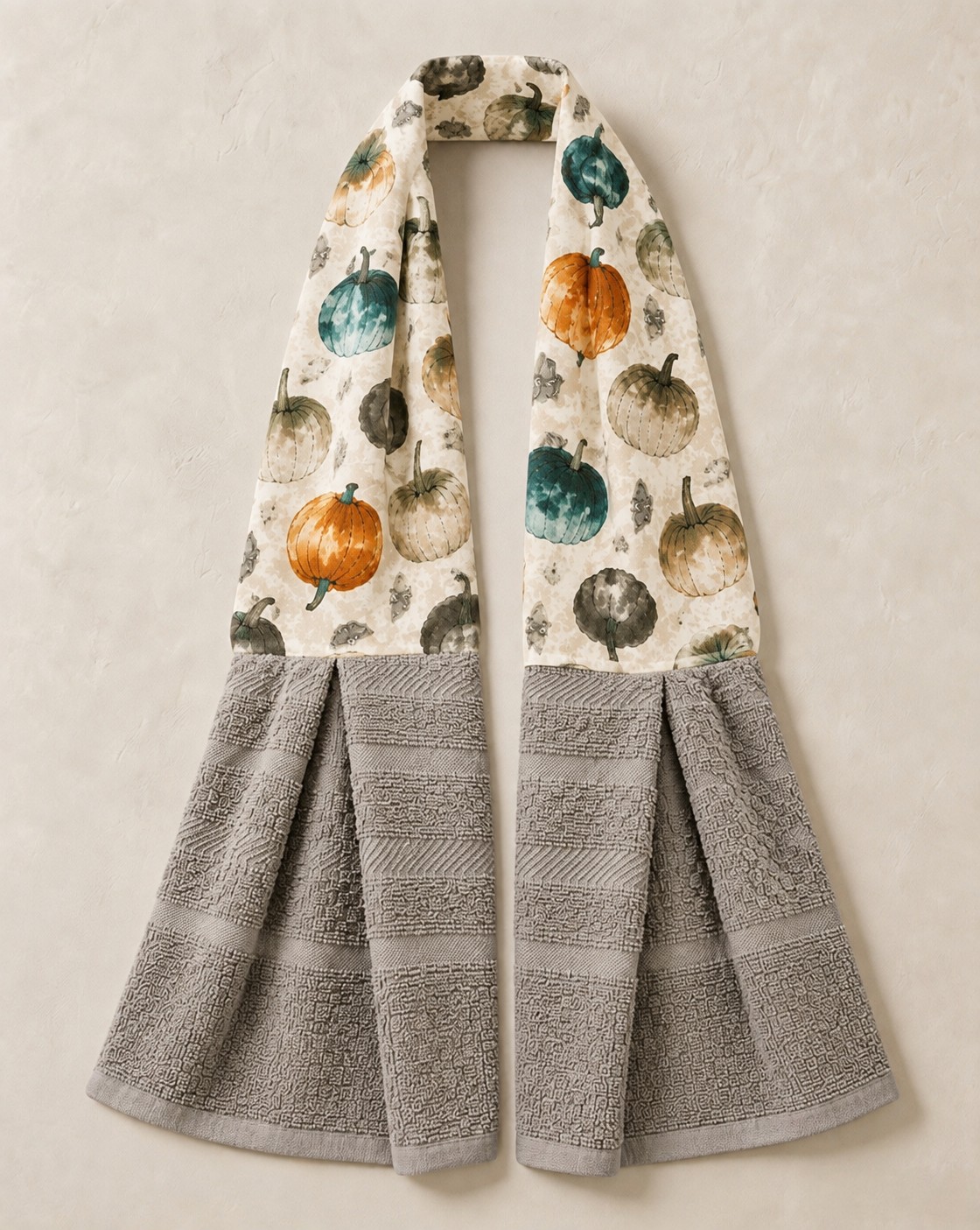 Autumn Pumpkin Kitchen Ease Towel Scarf