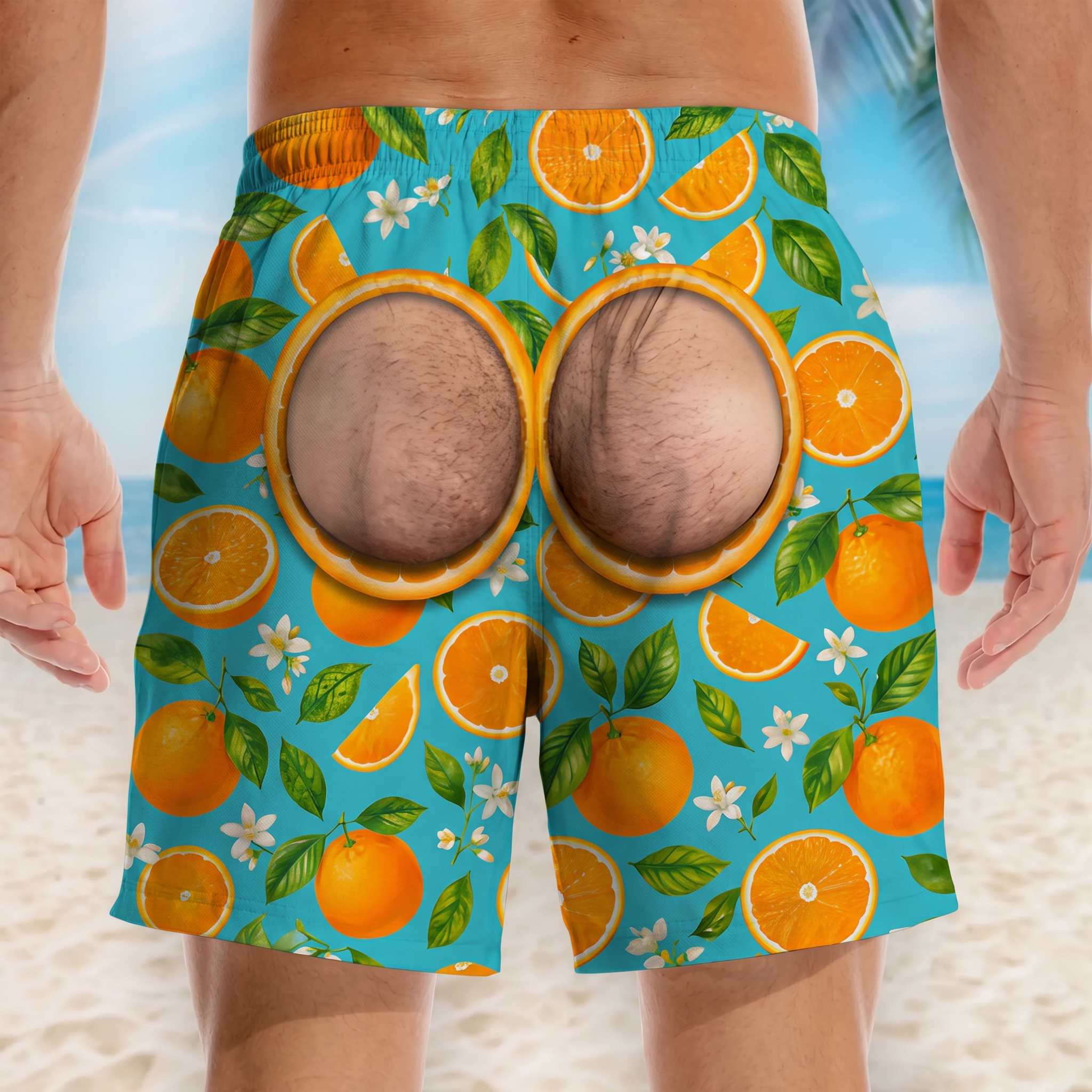 Fruit Farm Playful Print Shorts