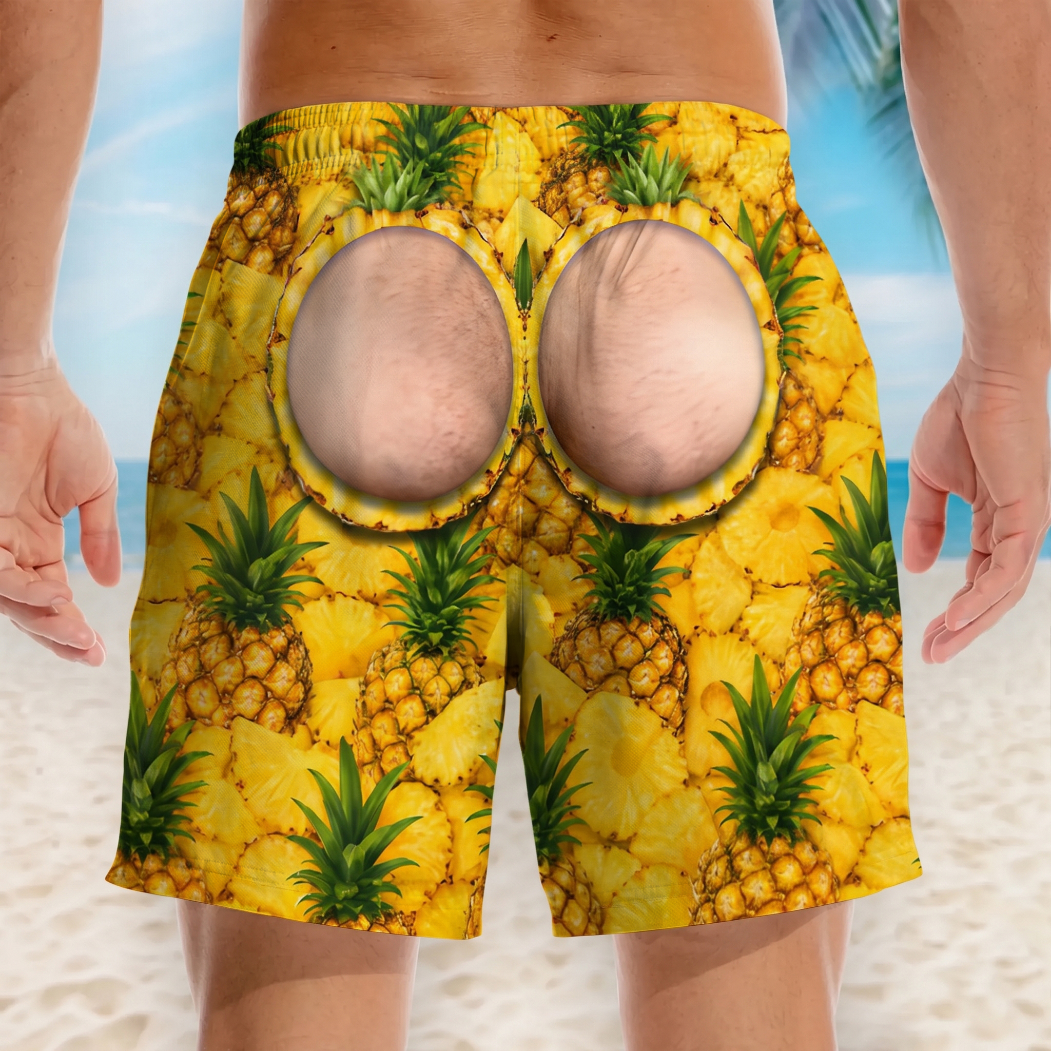 Fruit Farm Playful Print Shorts