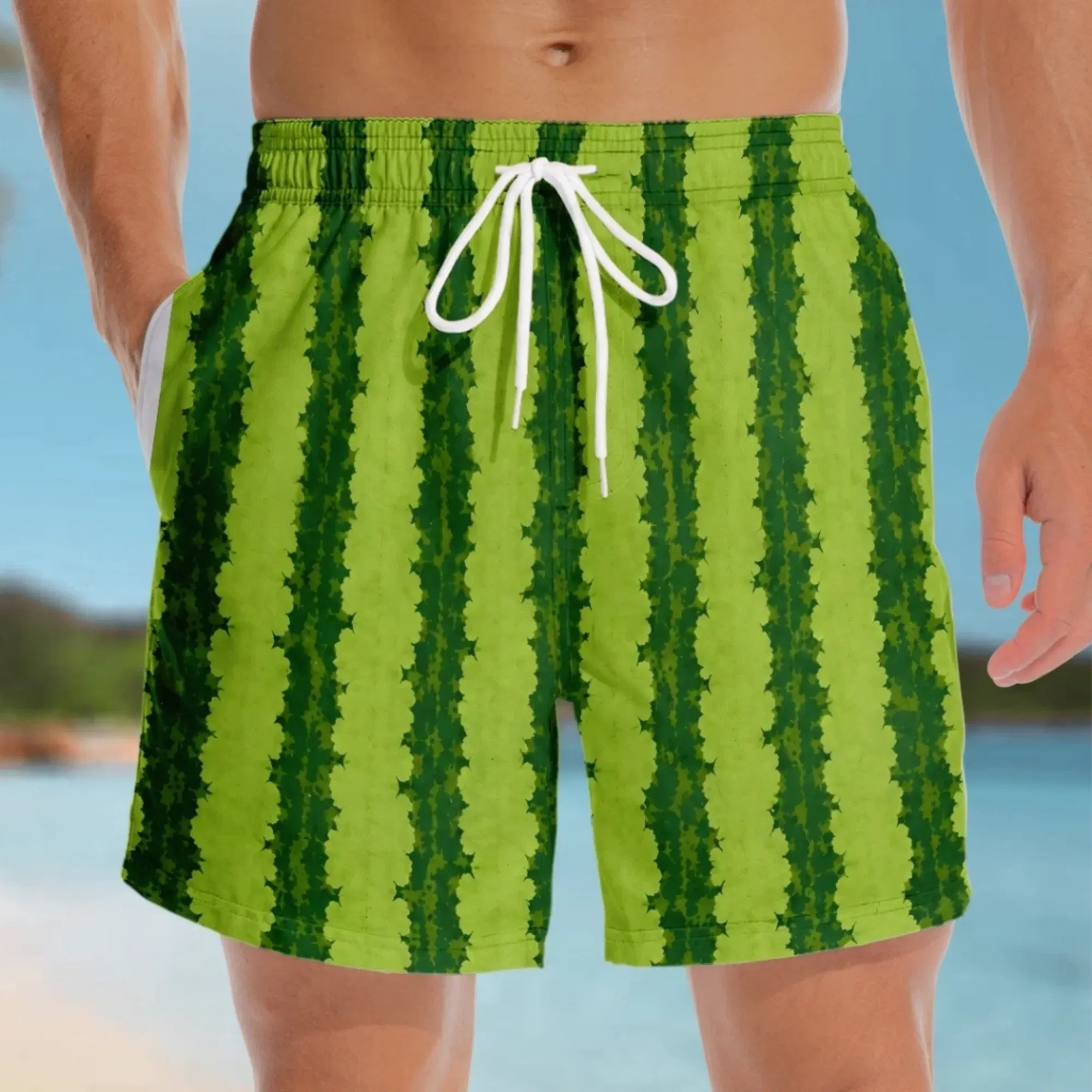 Fruit Farm Playful Print Shorts