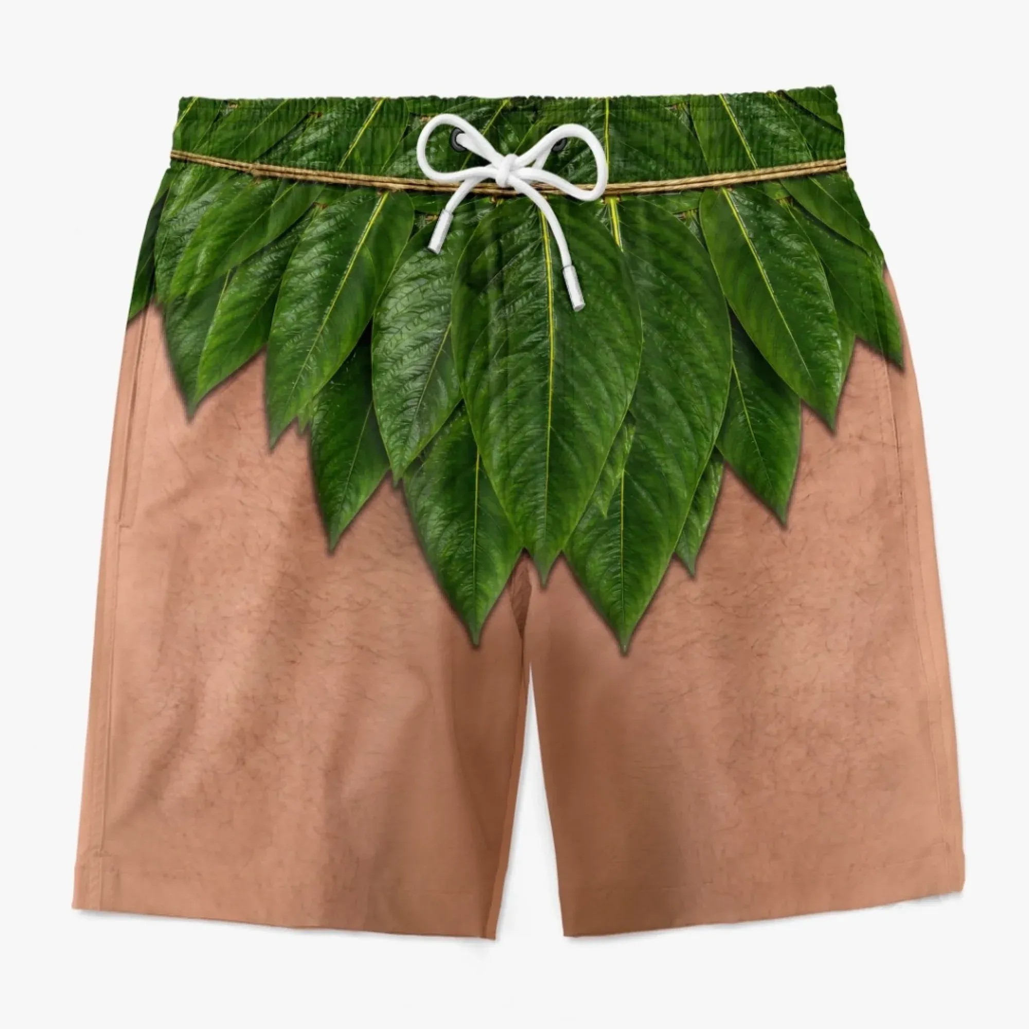 Wild Jungle Man Playful Print Shorts
