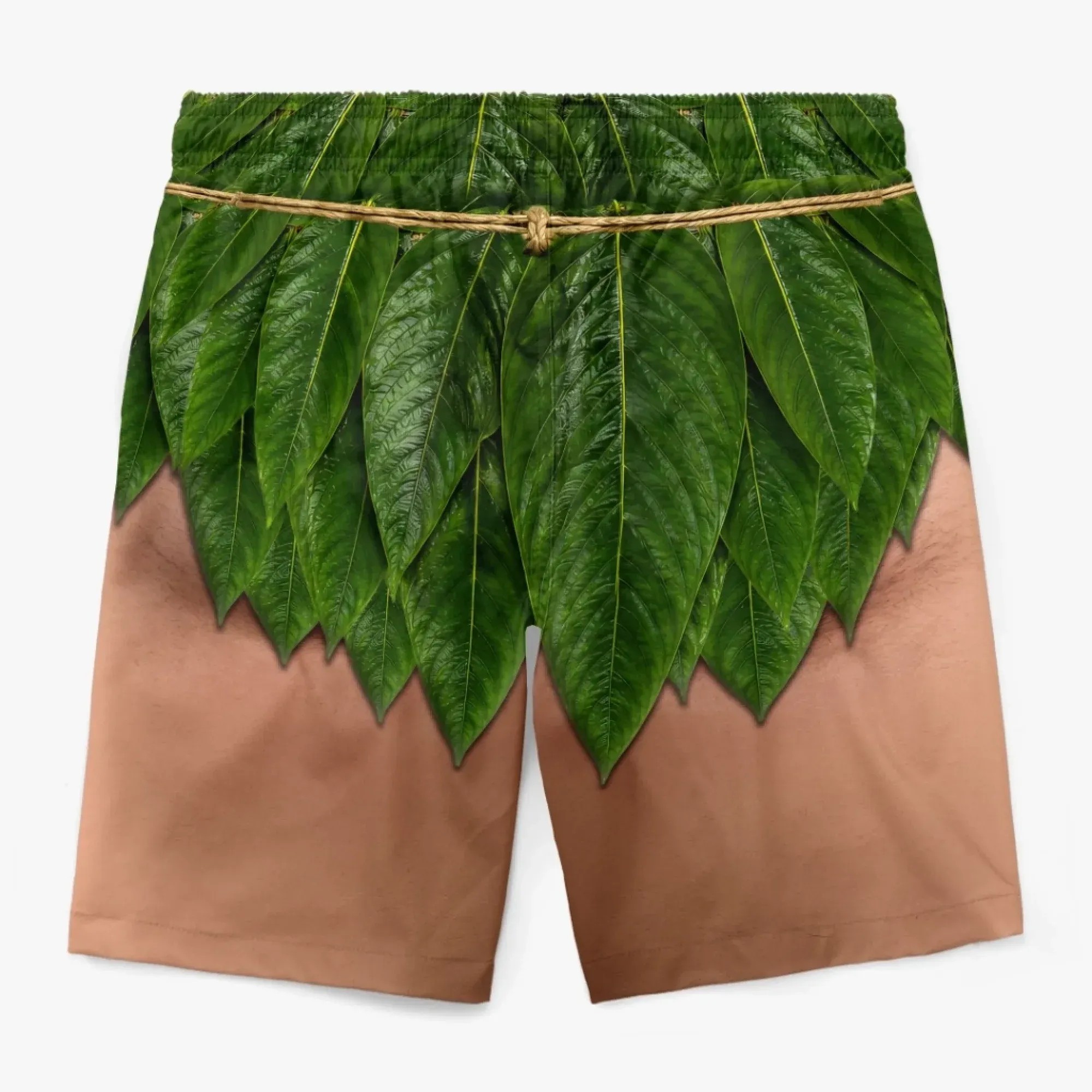 Wild Jungle Man Playful Print Shorts
