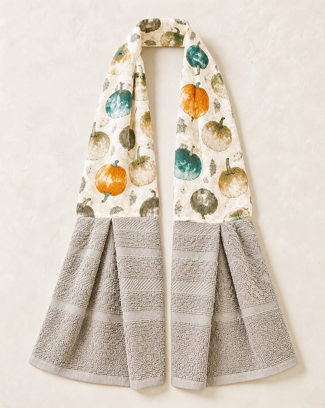 Autumn Pumpkin Kitchen Ease Towel Scarf