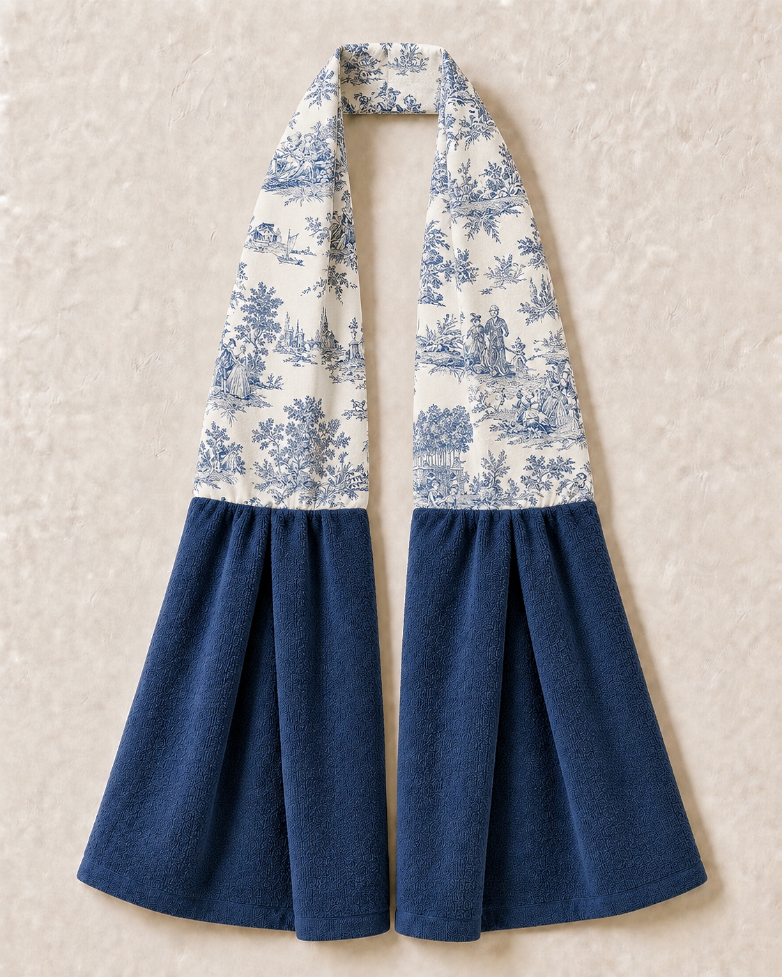 French Toile De Jouy Kitchen Ease Towel Scarf