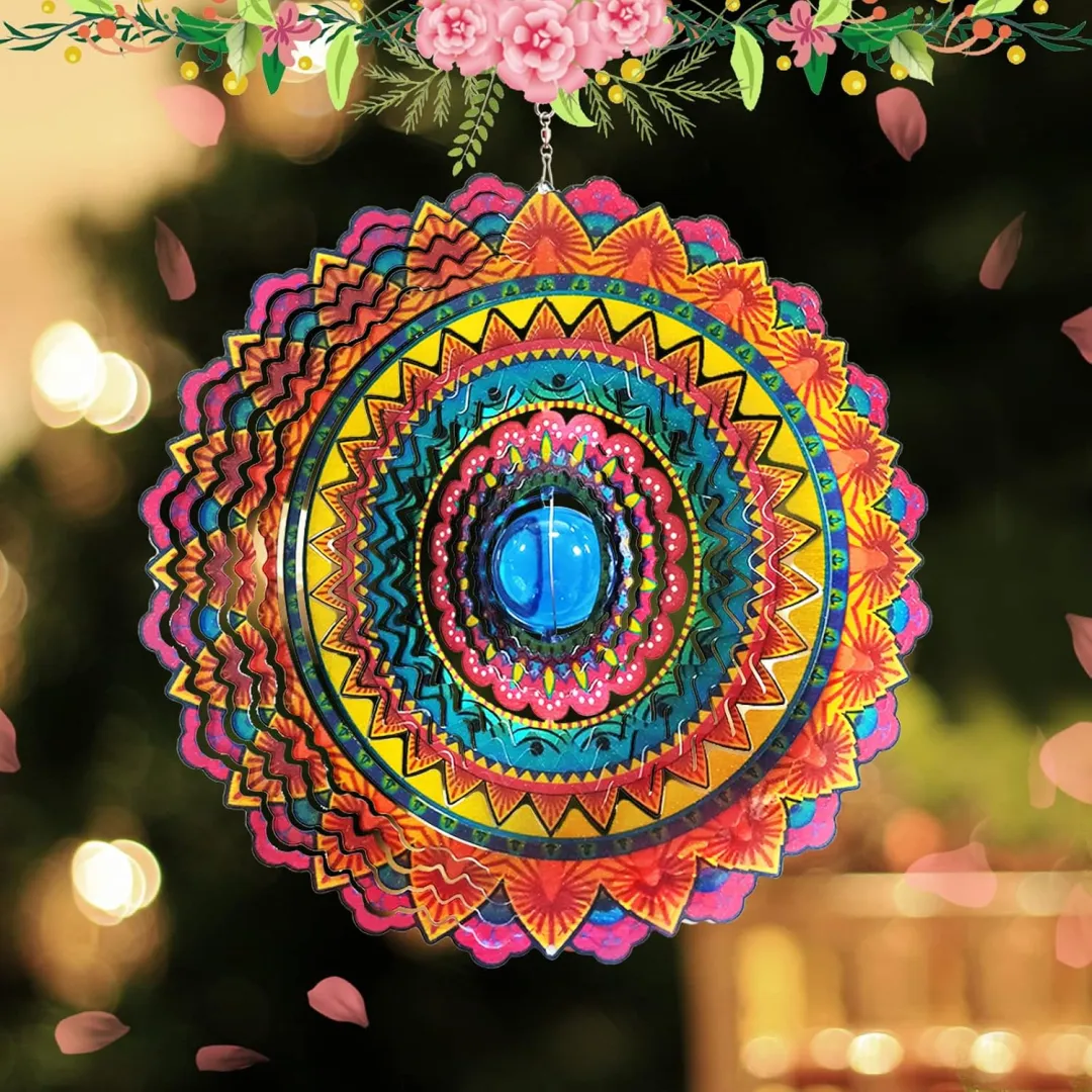 [Copy][Copy][Copy][Copy]WEISMAN Mandala Wind Spinner
