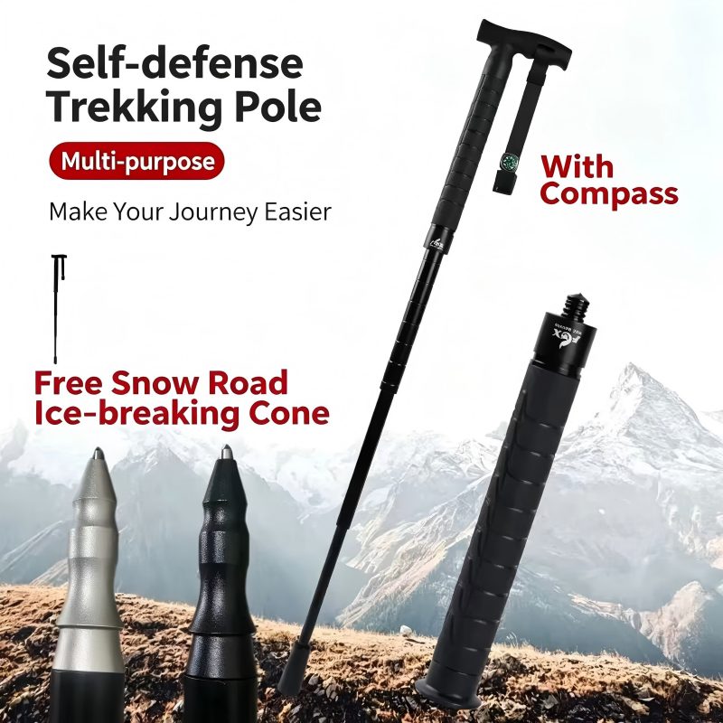 Multifunctional Telescopic Hiking/Mountaineering Pole