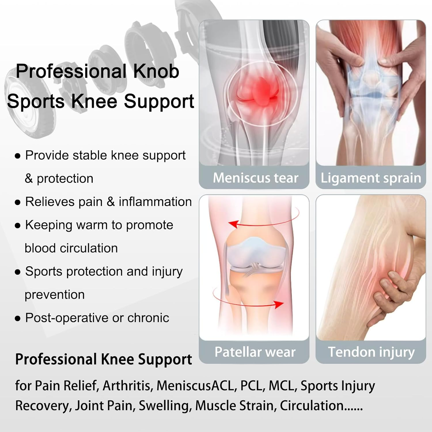 Kuangmi Knob Knee Pads