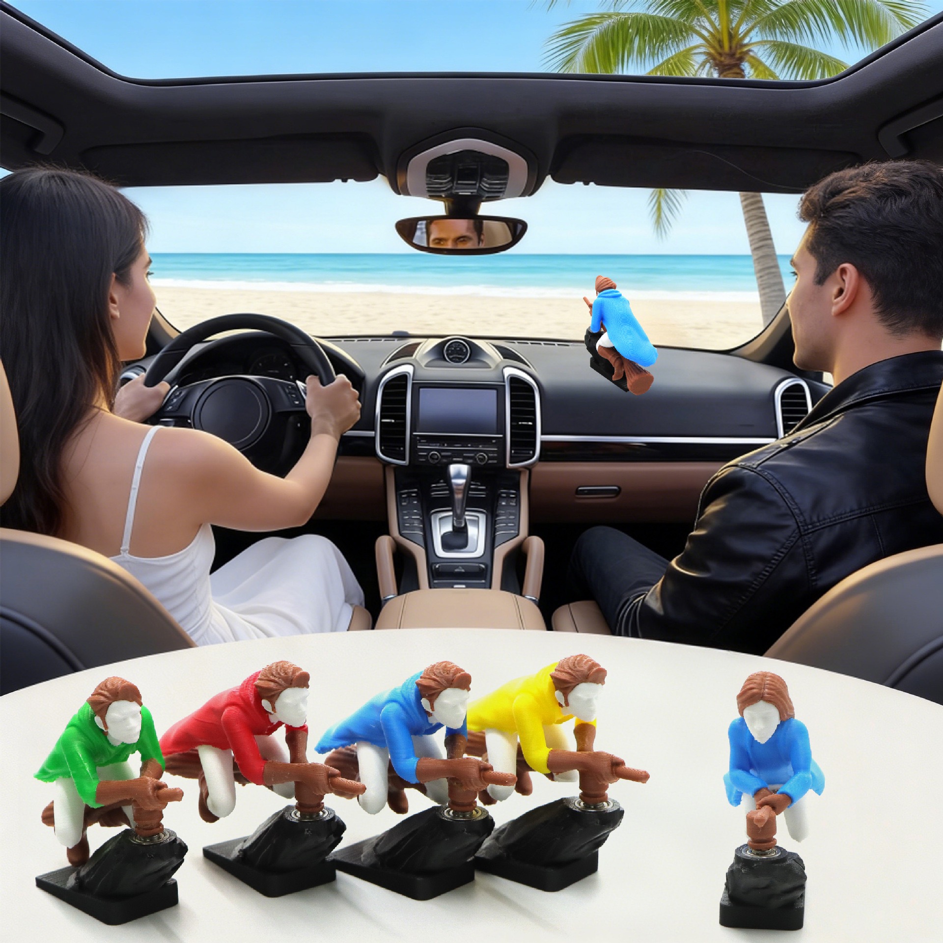 Fun Spinning Flying Wizard Ornaments