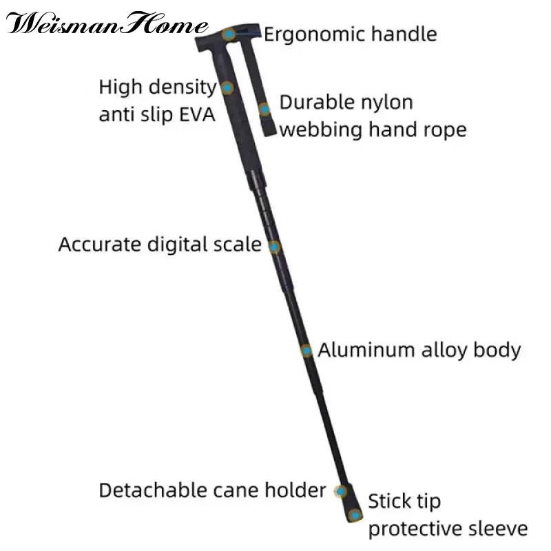 Multifunctional Telescopic Hiking/Mountaineering Pole