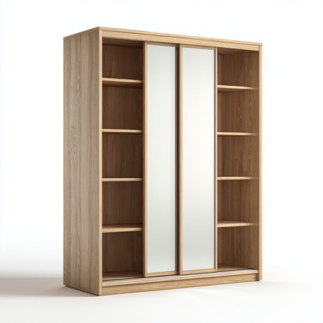 Produit: Armoire avec Miroirs et Étagères-Dci Furniture
