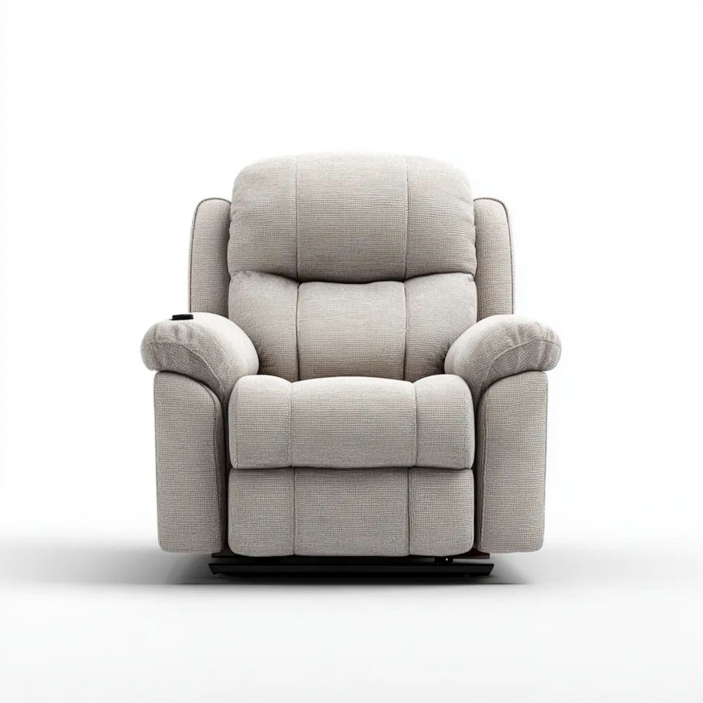 Fauteuil Relaxant 85x90x100 cm - Tissu Beige