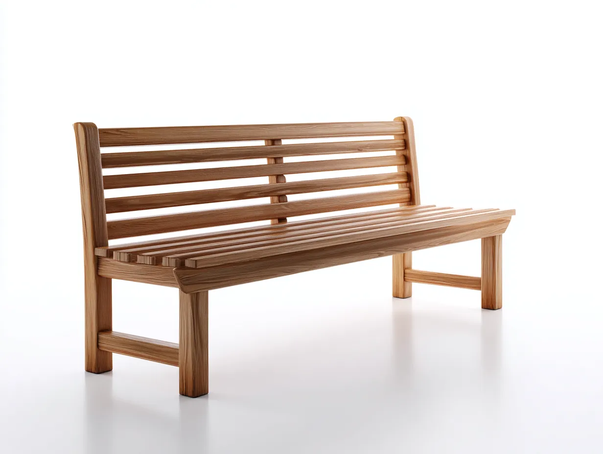 Banco de jardín de madera 160x55x85 cm - marrón - diseño clásico para exterior-Sofauppad