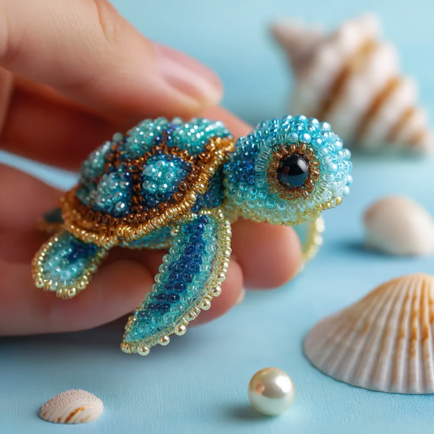 Octopus Bead Embroidery Kit