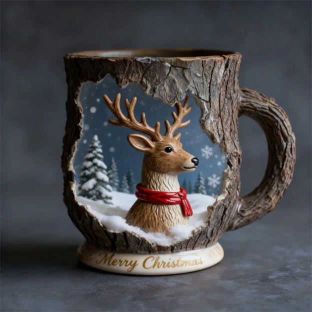 Christmas Themed Mugs Collection