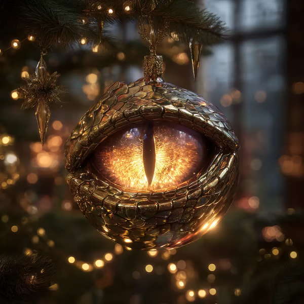Dragon's Eye Christmas Ornament