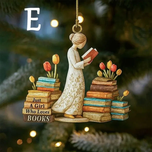 🎄📚Reader Christmas Decoration