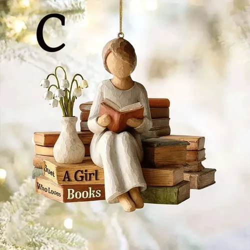 🎄📚Reader Christmas Decoration