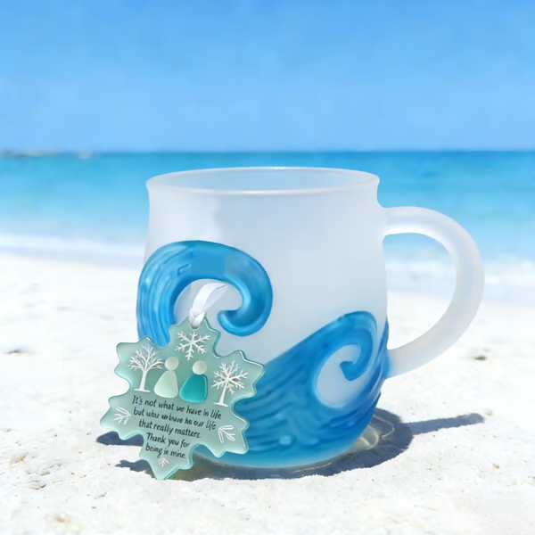 🌊Sea Wave Mug: Your Daily Escape – Calm Coastal Vibes in Every Cup of Tea/Coffee