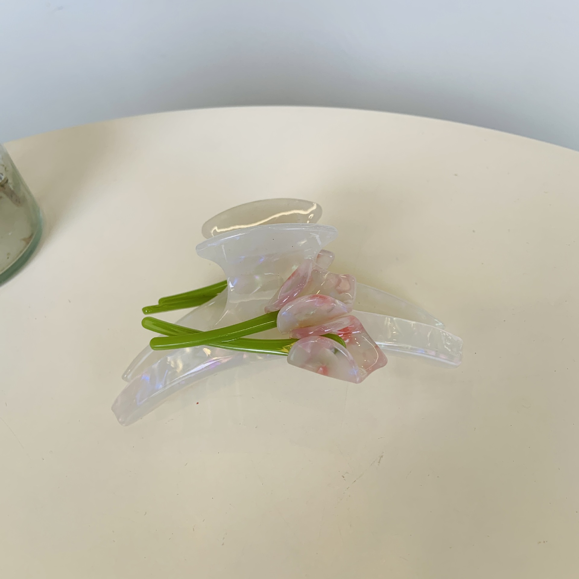 Luxury Acetate Calla Lily Hair Claw Clip