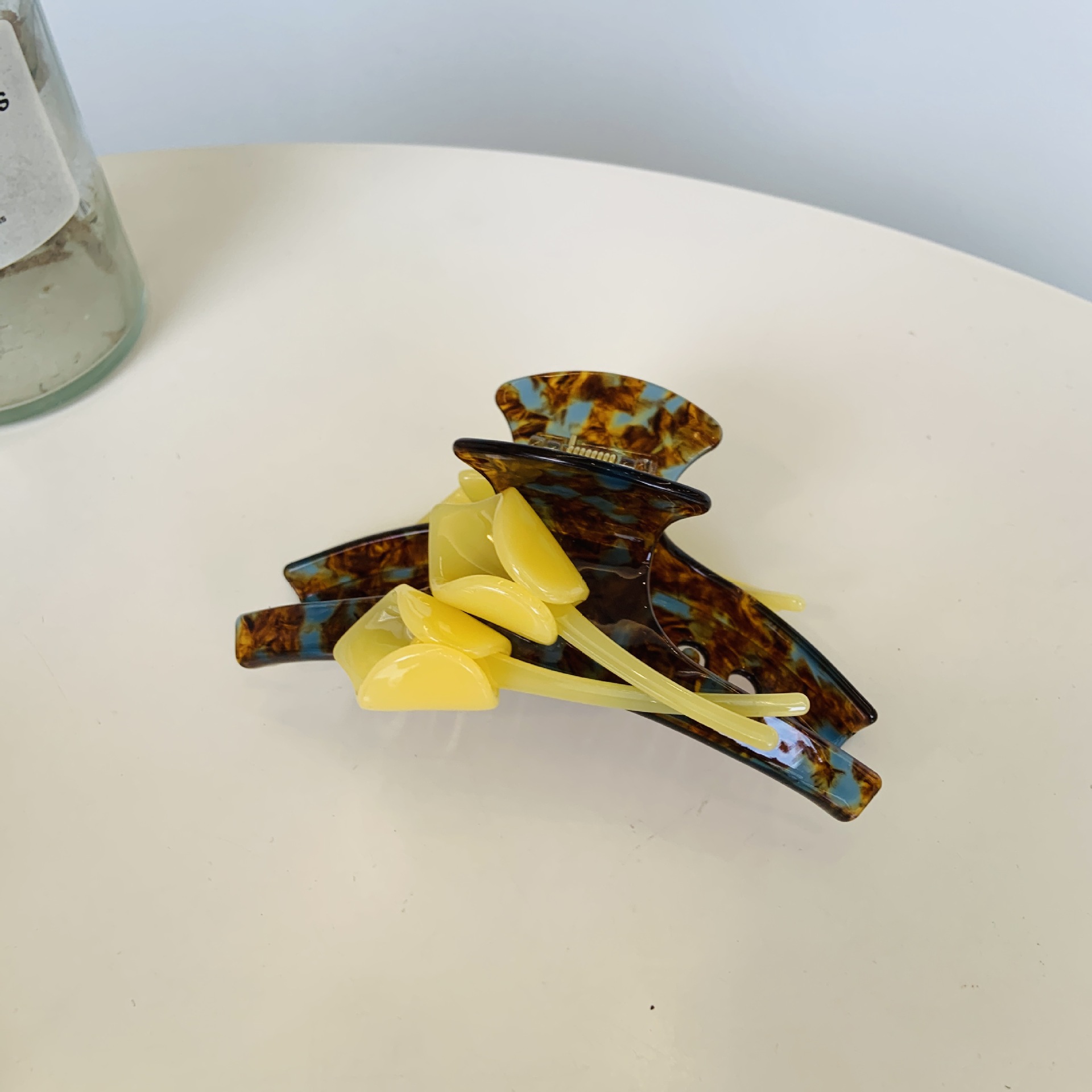 Luxury Acetate Calla Lily Hair Claw Clip