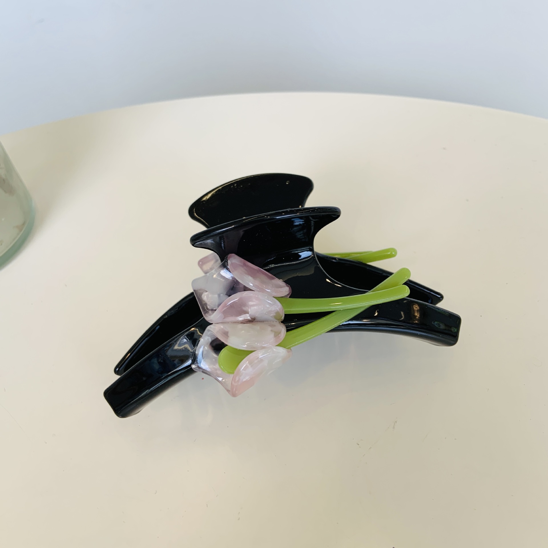 Luxury Acetate Calla Lily Hair Claw Clip