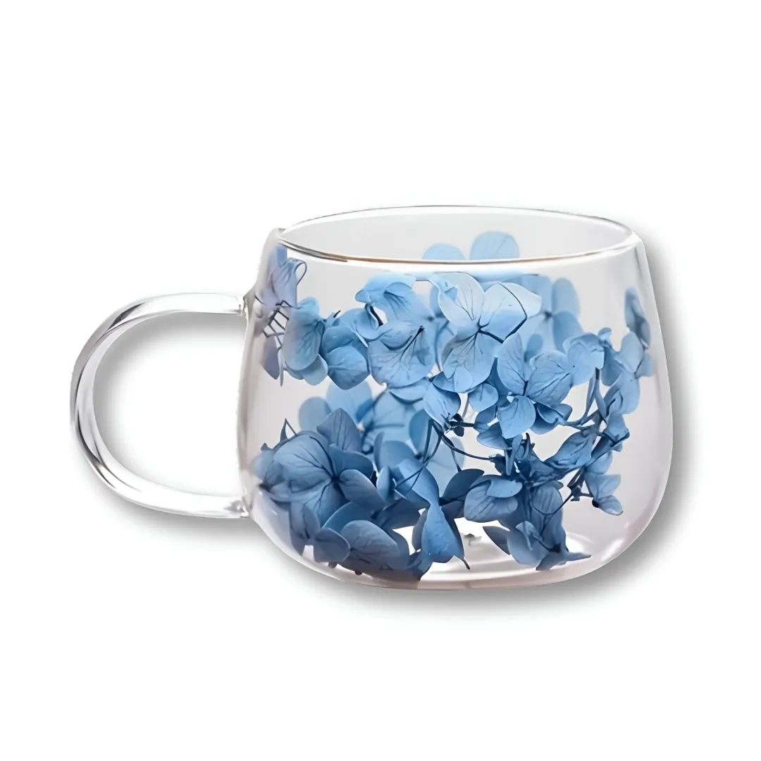 Handcrafted Double Layer Glass Coffee Cup