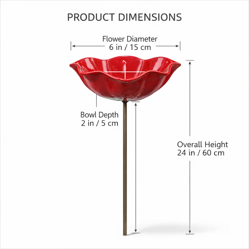 💖🎁2026 Mother's Day Gifts 49% Off--🎁Handmade Metal Flower Garden Stake🐦