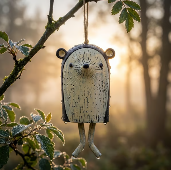 Handmade Whimsical Animal Wind Chime Ornaments