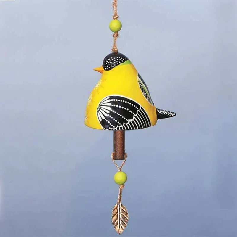 🐦Hand-Painted Ceramic Bird wind Chimes