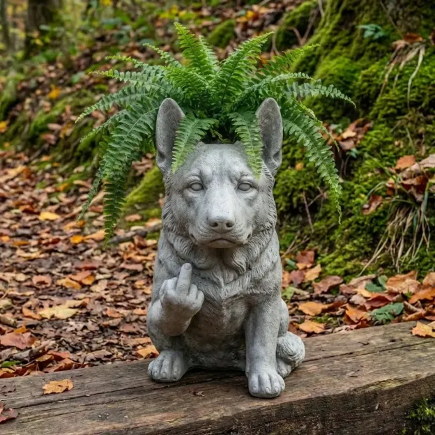 Funny French Bulldog Planter – Your Plants Just Got Attitude 🌿🐶