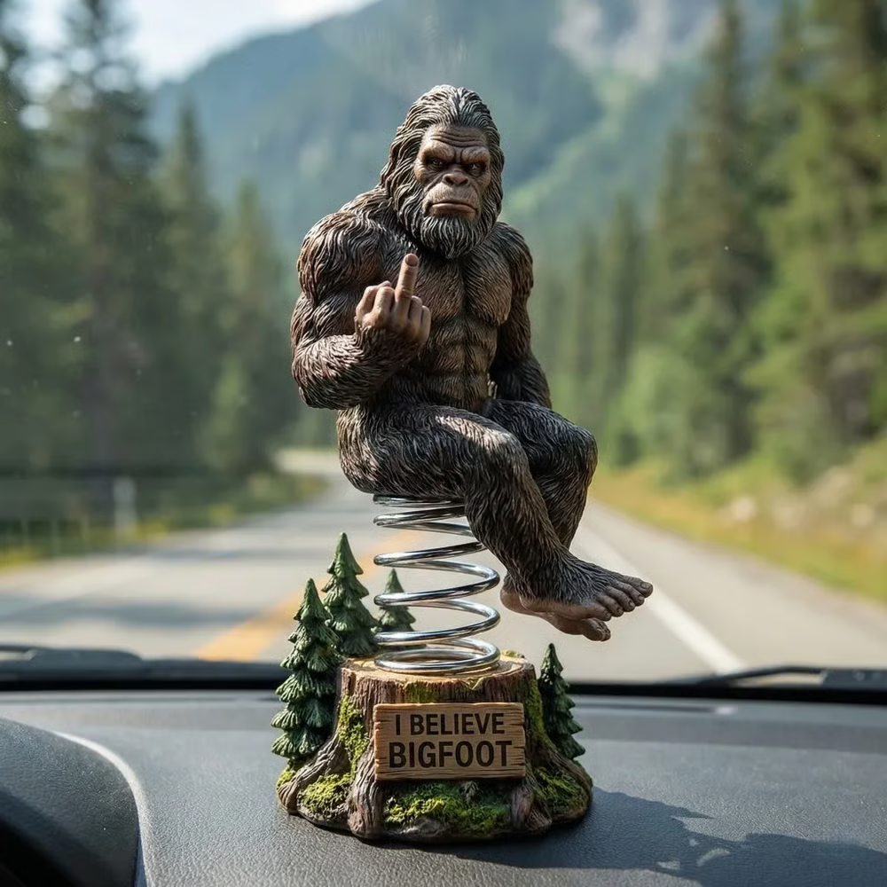 🦍 Bigfoot Sasquatch Pacific Northwest Bobblehead – Legend Meets Whimsy