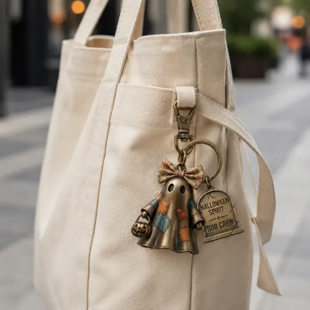 🔥Last Day 60% OFF🔥Halloween Spirit Boo Crew Ghost Keychain