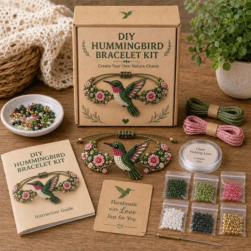 🐙DIY Beaded Bracelet Making Kit