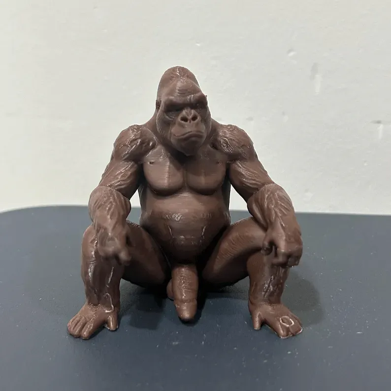 Funny Gorilla Figurine - Mature Adult Humor Prank Gift