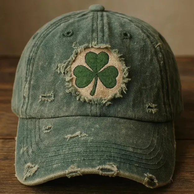 Vintage Shamrock Baseball Cap – A Symbol of Irish Luck & Timeless Style