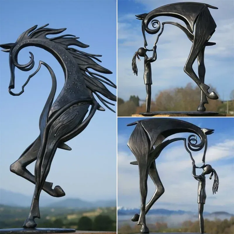 🔥Limited time 49% OFF -🐎Eternal Guardian · Art Sculpture