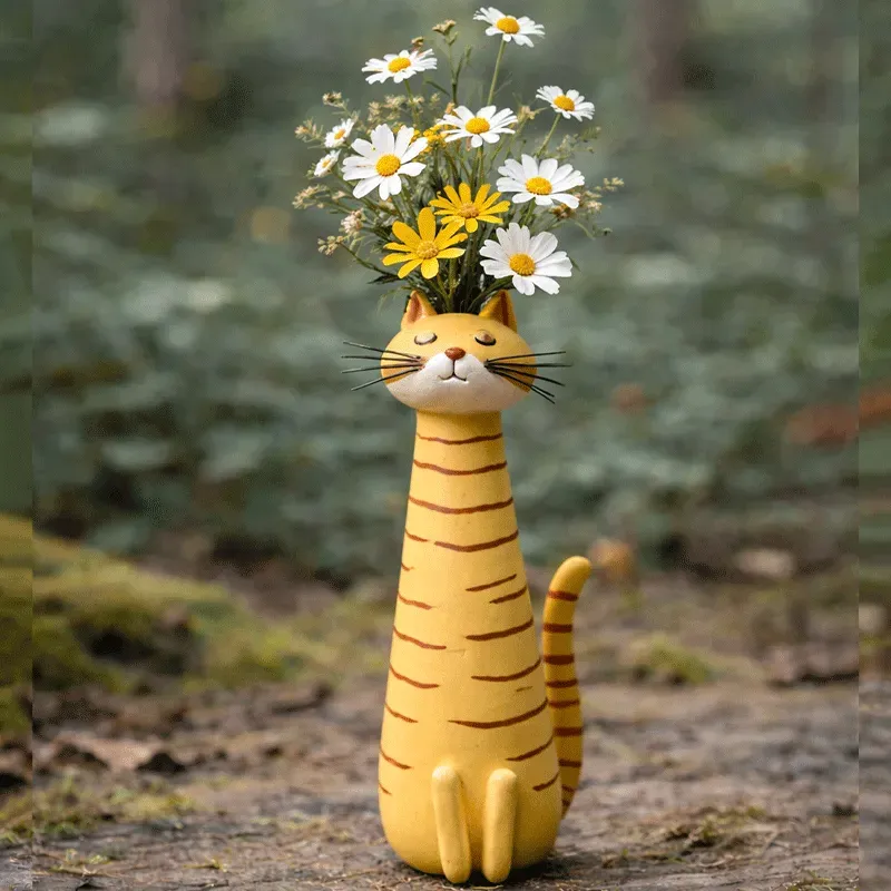 Quirky Cat Vase