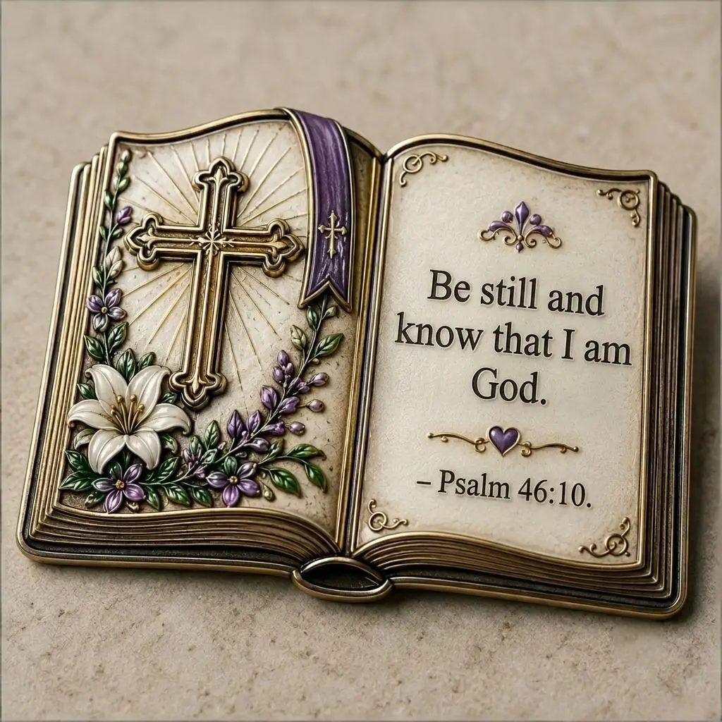 ✝️Open Bible Pocket Hug – Faith You Can Carry With You