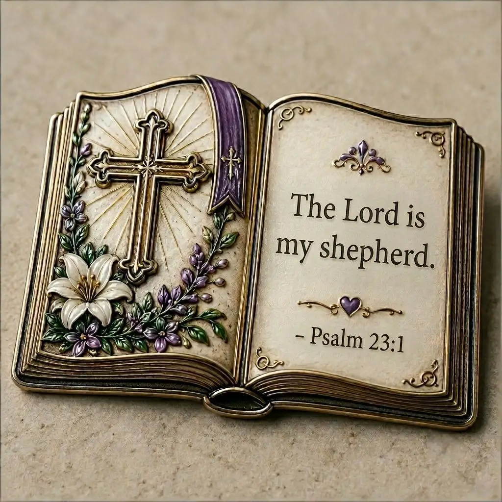 ✝️Open Bible Pocket Hug – Faith You Can Carry With You
