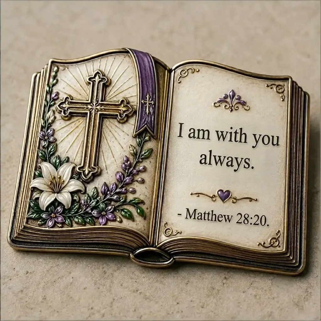 ✝️Open Bible Pocket Hug – Faith You Can Carry With You