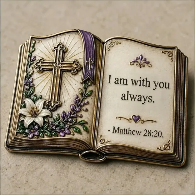 ✝️Open Bible Pocket Hug – Faith You Can Carry With You