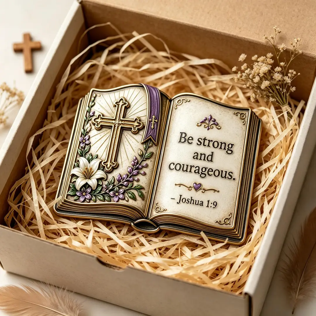 ✝️Open Bible Pocket Hug – Faith You Can Carry With You