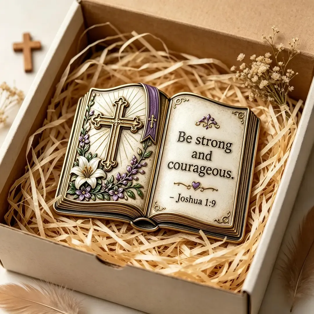 ✝️Open Bible Pocket Hug – Faith You Can Carry With You