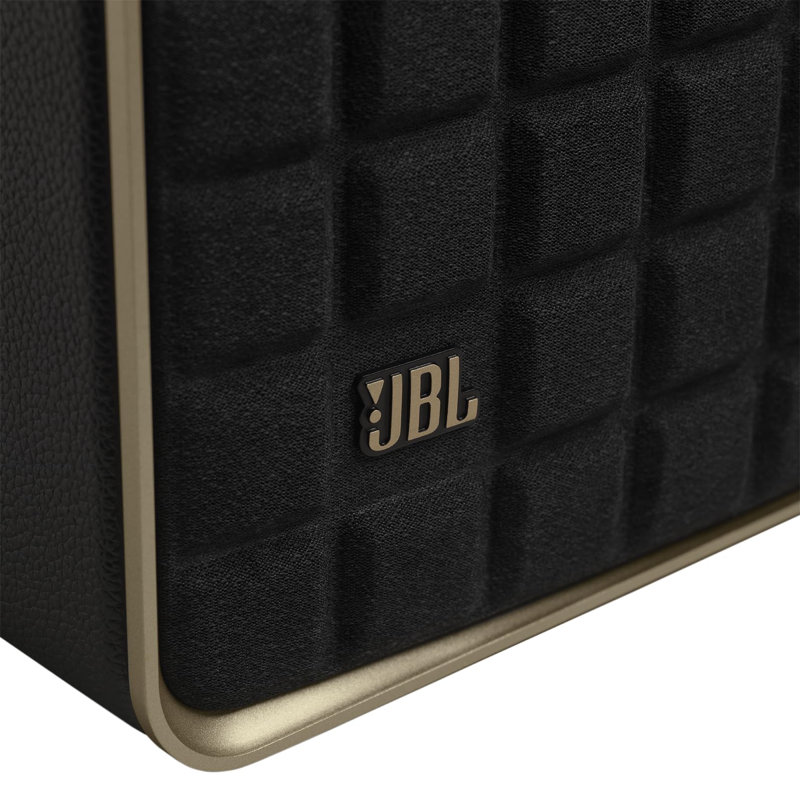 JBL Authentics 200 Enceinte Smart Home avec WiFi, Bluetooth et assistants vocaux, design rétro, noire