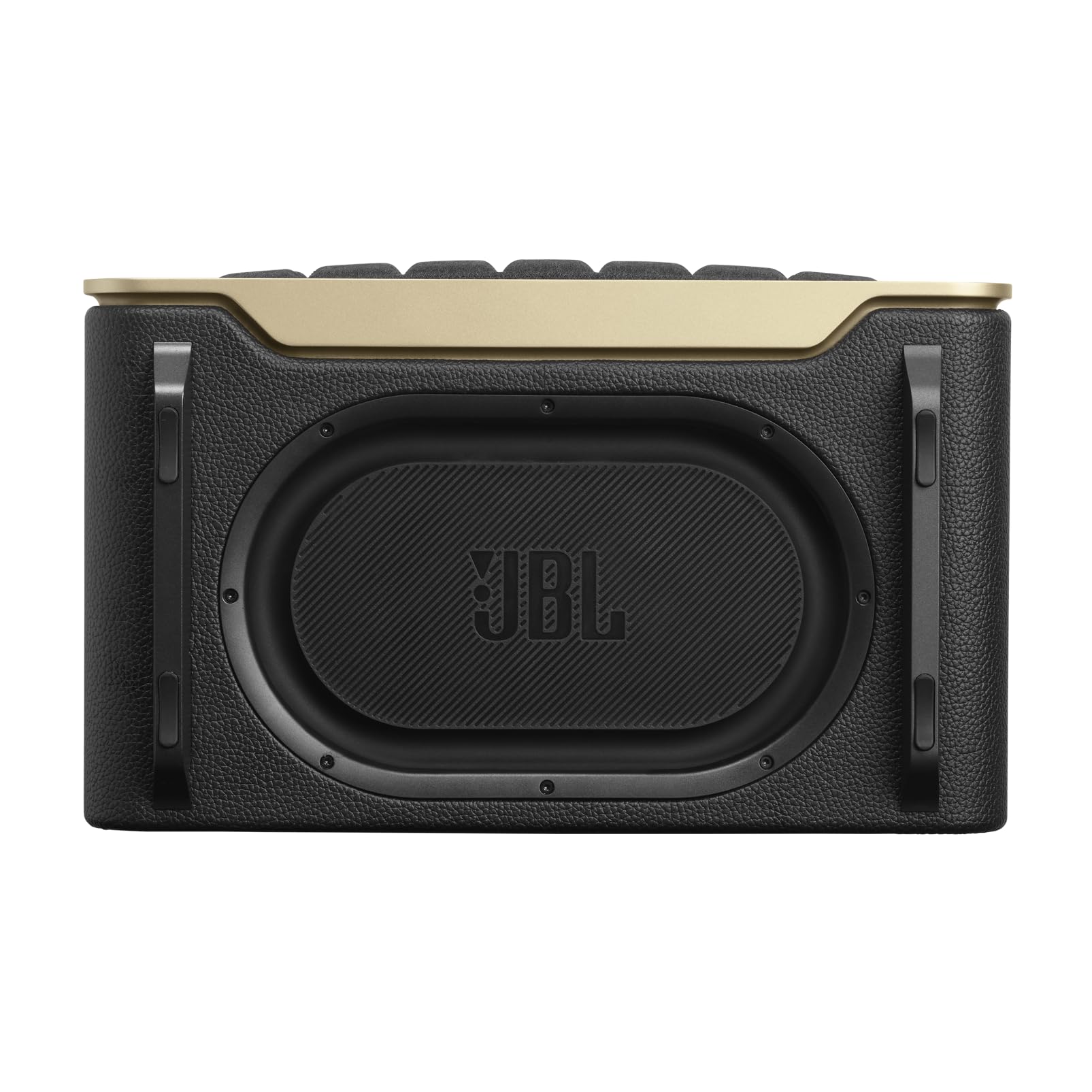 JBL Authentics 200 Enceinte Smart Home avec WiFi, Bluetooth et assistants vocaux, design rétro, noire
